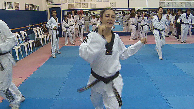 Lebanon&#39;s female taekwondo Olympian