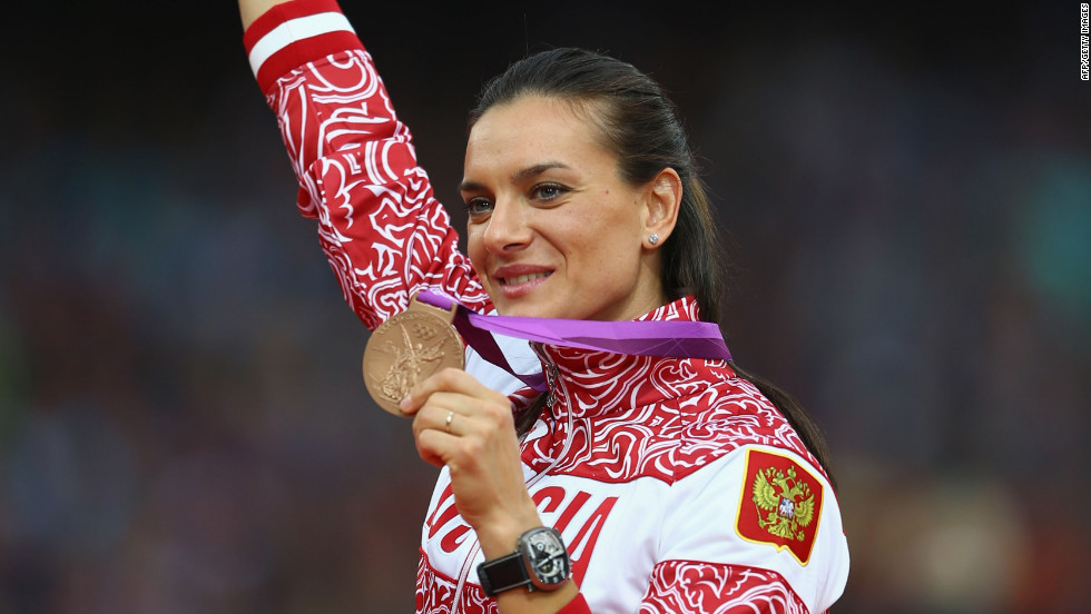 Pole-vaulter Elena Isinbaeva of Russia said: &quot;Of course I will remember my bronze medal from the London Olympic Games. It was hard to win this medal, it was really hard.&quot;