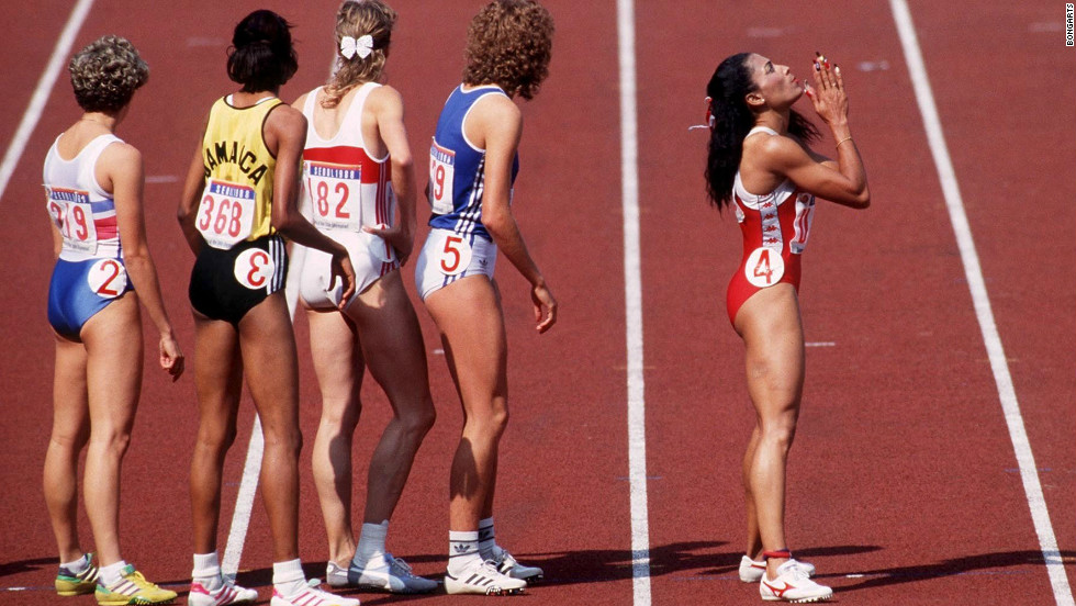 Her final gold came in the 4x100 meter final. She had often been overlooked in the relay as successive coaches feared her trademark long nails would get in the way of the baton change. They didn&#39;t.