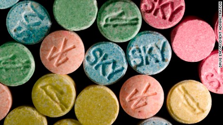 Ecstasy is MDMA in the form of a pressed pill. 