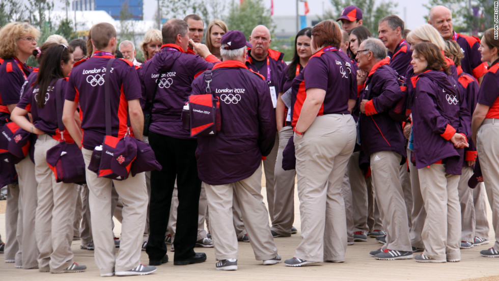 The volunteers have been credited with helping ensure the success of London&#39;s Olympics, creating a happy, positive mood in the city.