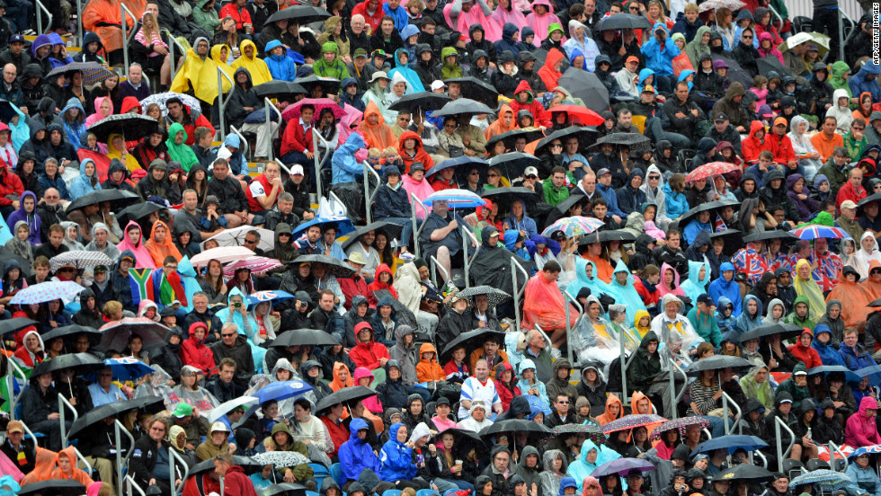 Even the traditional British summer weather hasn&#39;t been able to dampen the spirits of fans from all over the world.