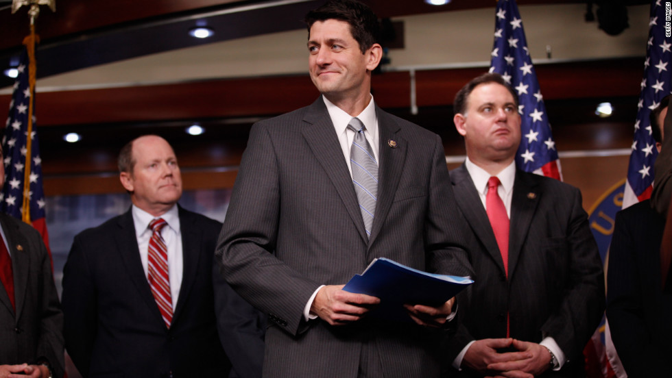 Ryan holds a news conference in December 2011 in Washington to introduce a package of 10 legislative reforms designed to revamp the budget process.