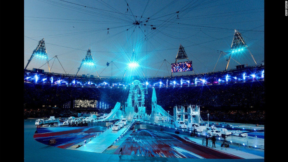 A general view shows the vastness of the stadium.