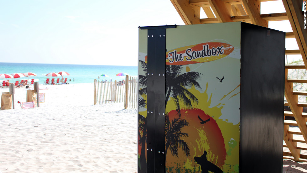 The Sandbox will save you from frying on the shore at Miramar Beach with a stock of sunscreen, goggles and other seaside essentials.
