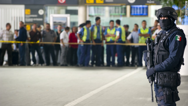 shooting at mexican airport