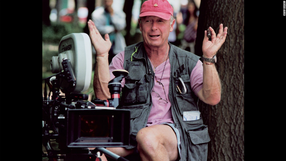 British-born director Scott on the set of his film &quot;Man on Fire&quot; in Mexico City in 2003. 