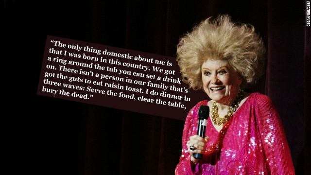 Queen of the one-liners: Late comic Phyllis Diller's funniest gags