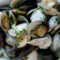 mussels scallops and clams in broth