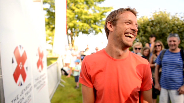 How does Jenson Button keep fit?
