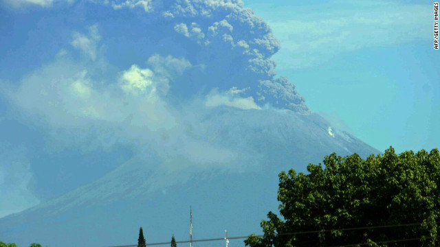 San Cristobal volcano erupts in Chinandega, around 130 kilometers from Managua, Nicaragua, on Saturday.