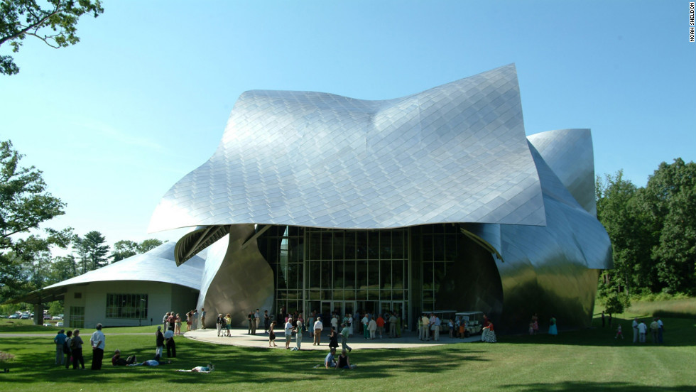 The entry canopy to the Richard B. Fisher Center, designed by Frank Gehry, is, according to the architect, &quot;...not a marquee, it&#39;s more like a covered porch—a place for visitors to mingle, to enjoy a sense of community inspired by the performing arts that the building celebrates.&quot; 60 Manor Ave.; 845-758-7900; bard.edu.