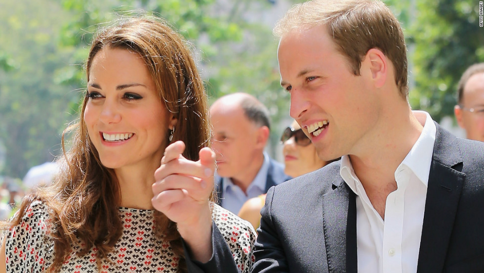 Catherine and Prince William watch demonstrations as they attend a cultural event in Queenstown on Wednesday.