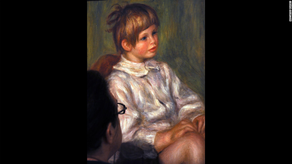 Impressionistic portraits such as this by Pierre-Auguste Renoir may be have particular emotional appeal because of the blurriness or patchiness of the face. Research has shown that blurry images may connect more directly with the emotional centers of the brain than normal ones. 