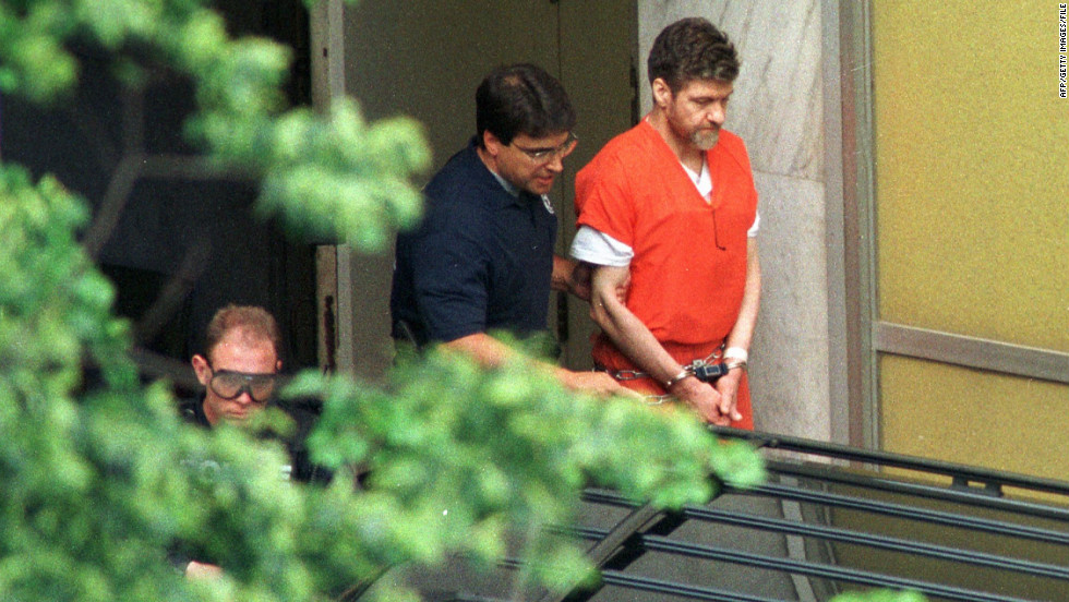 Convicted &quot;Unabomber&quot; Ted Kaczynski terrorized the country with a series of mail bombs over nearly two decades. The Harvard graduate killed three people and wounded 23 others prior to his arrest in 1996. Kaczynski pleaded guilty in 1998 and is serving a life term in the federal supermax prison in Florence, Colorado. Click through to read about other attacks carried out by Americans on American soil.