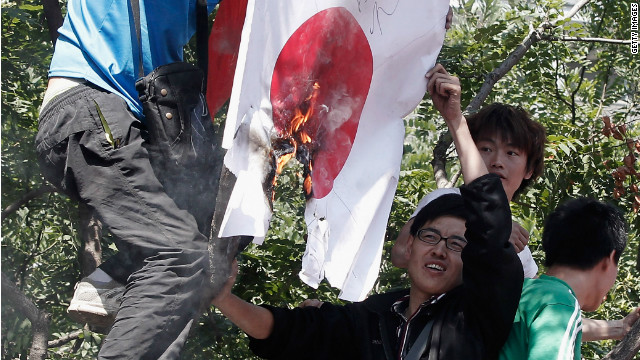 Anti-Japanese protests erupt in China