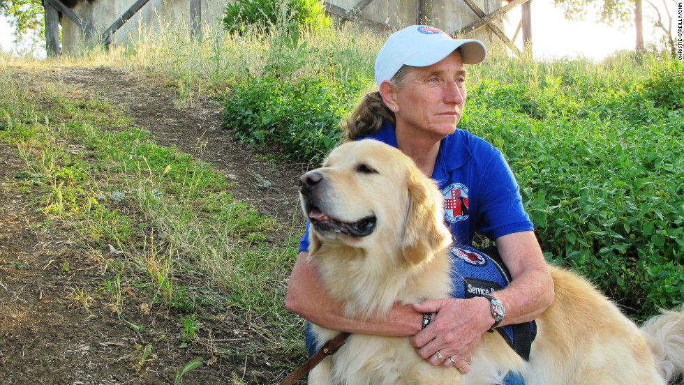 Mary Cortani is a former Army dog trainer who started Operation Freedom Paws, a nonprofit that helps war veterans &lt;a href=&quot;http://www.cnn.com/2012/06/07/us/cnnheroes-cortani-veterans-dogs/index.html&quot;&gt;train their own service dogs&lt;/a&gt;. Since 2010, she has worked with more than 80 veterans who have invisible wounds such as post-traumatic stress disorder. &quot;I&#39;m hoping this brings awareness to the world that PTSD is real and that we will be able to reach more veterans who so desperately need help,&quot; Cortani said. &lt;a href=&quot;http://www.cnn.com/2012/11/26/us/gallery/heroes-cortani/index.html&quot; target=&quot;_blank&quot;&gt;See more photos of Mary Cortani&lt;/a&gt;