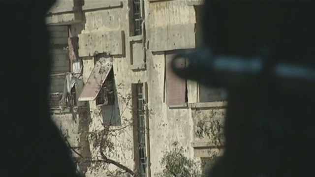 View from Syrian army snipers in Homs