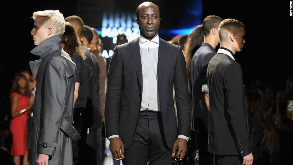 Ozwald Boateng, a British designer of Ghanaian descent, takes to the runway at the September 6 event.