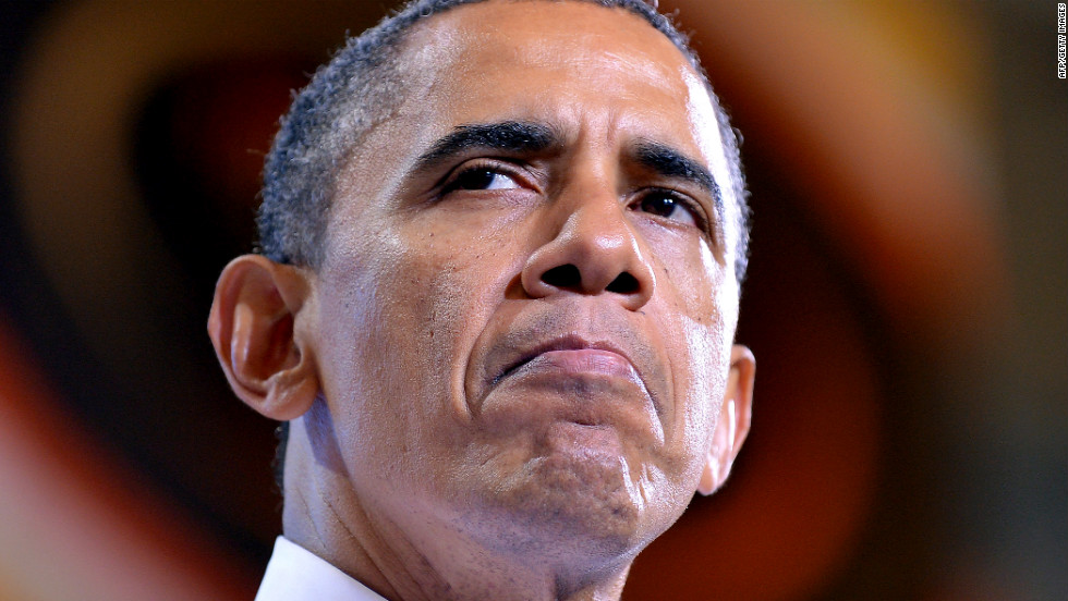 Obama addresses supporters at Bowling Green State University on Wednesday.