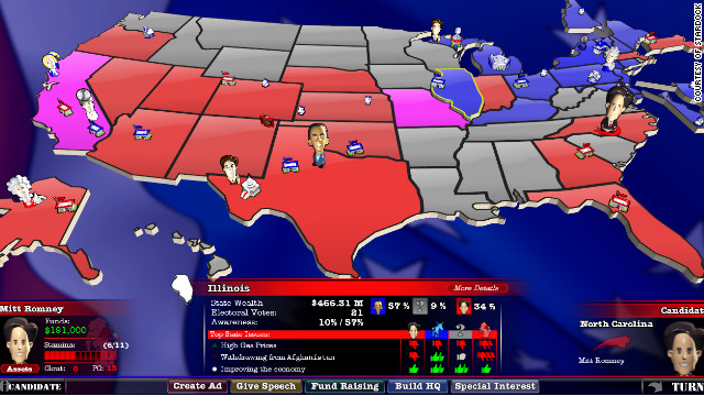 Computer game lets you run a presidential campaign CNN