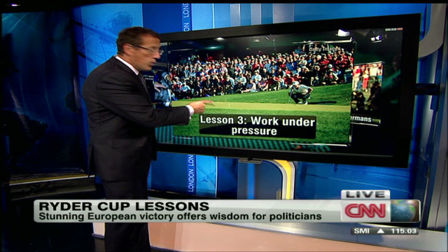 Politicians can learn from the Ryder Cup