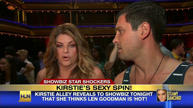 Kirstey Alley gets flirty &#39;DWTS&#39; judge after performance (2012)