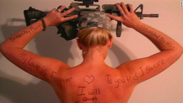 2013: Military wives topless for PTSD