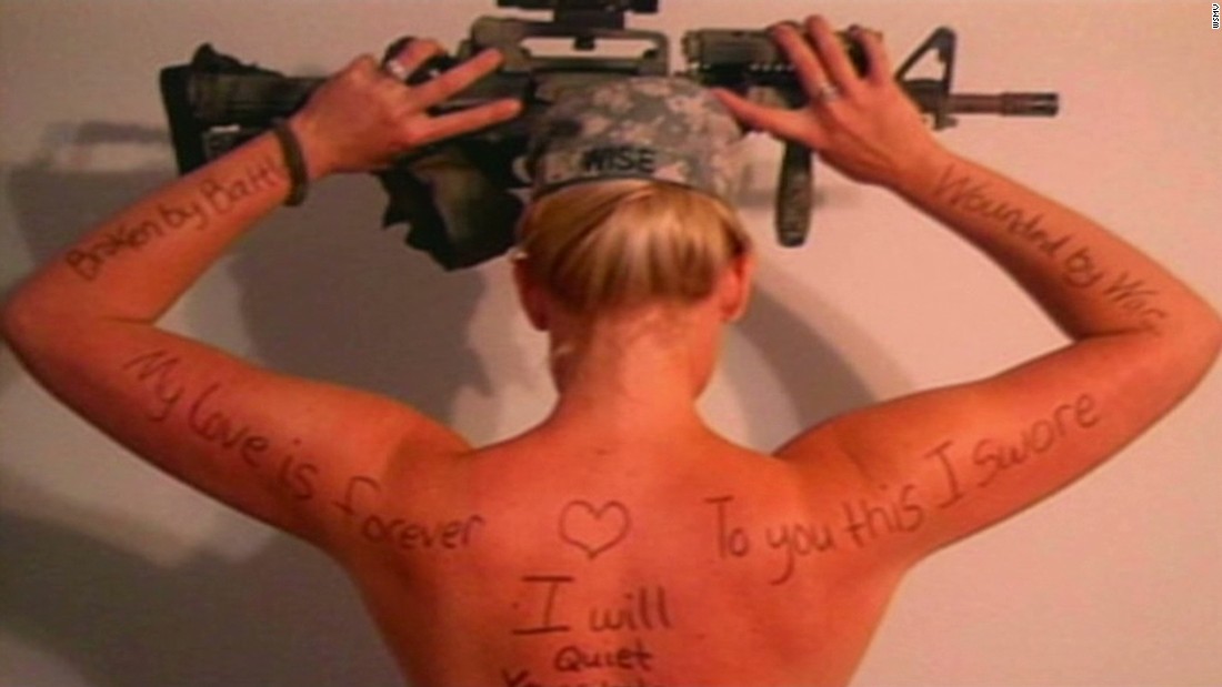 Military Wives Go Topless For Ptsd Cnn Video