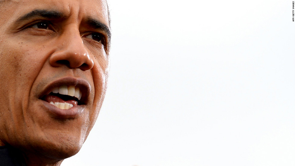 Obama speaks at a campaign rally in Denver on Thursday. He accused his Republican challenger of dishonesty over tax policy and other issues brought up in Wednesday night&#39;s presidential debate.