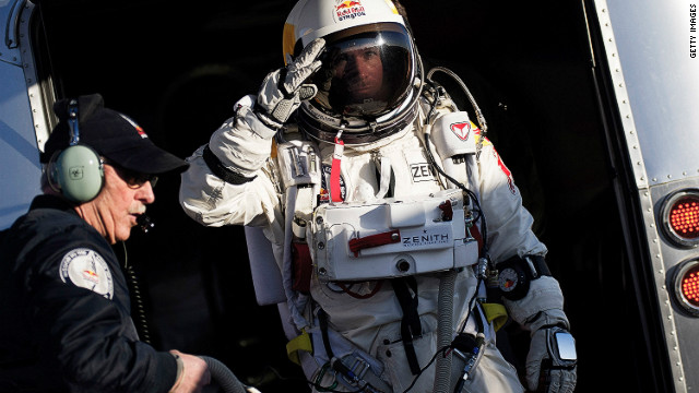 Baumgartner&#39;s suit took him months to get used to wearing.