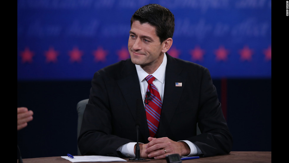 Ryan awaits his turn to speak.