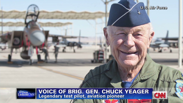 Hear Chuck Yeager speak in 2012 about re-enacting milestone