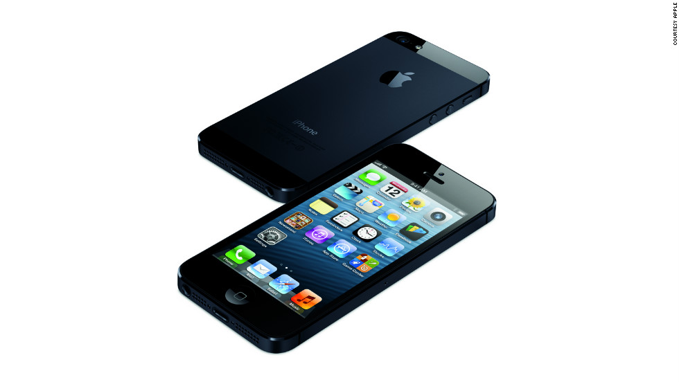 The iPhone 5 looks similar to previous models but has a larger screen and is lighter and thinner than the iPhone 4S. The phone also comes with a faster processor called the Apple A6, which connects to mobile carriers with a 4G LTE connection.