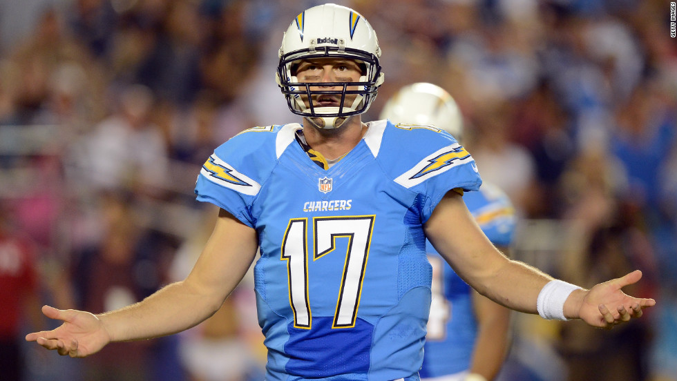 In his 12-year pro career, Rivers has yet to appear in a Super Bowl, although he has taken the San Diego Chargers into the playoffs five times. The father of eight children has broken most of the major franchise records, surpassing Dan Fouts as the Chargers&#39; all-time touchdown leader, wins leader and consecutive starts leader (160 and counting). In 2014, Rivers broke an NFL record by achieving five consecutive games with a passer rating of above 120. 