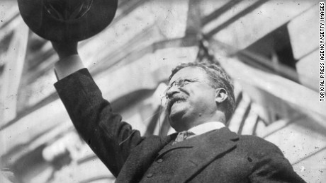 Theodore Roosevelt, the twenty-sixth president (1901-1909) 