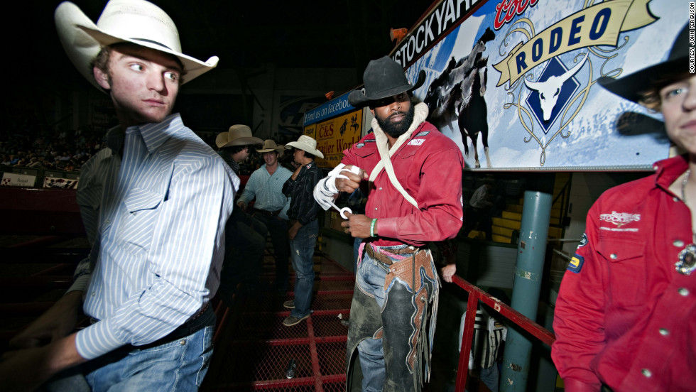 Jason Griffin (center) is one of the stars of &quot;The Forgotten Cowboys,&quot; a documentary film by John Ferguson and Gregg MacDonald which follows the lives of black cowboys in the U.S.