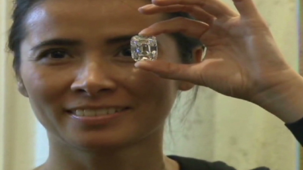 See what a 76-carat diamond looks like 