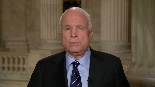 McCain: Iraq and Libya entirely different