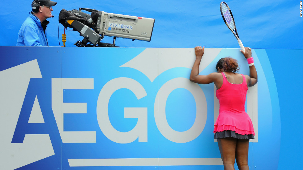After nearly a year out with a foot injury and a life-threatening blood clot on her lung, Serena returned to the Tour in June 2011, at Eastbourne. Things didn&#39;t go exactly to plan upon her return.