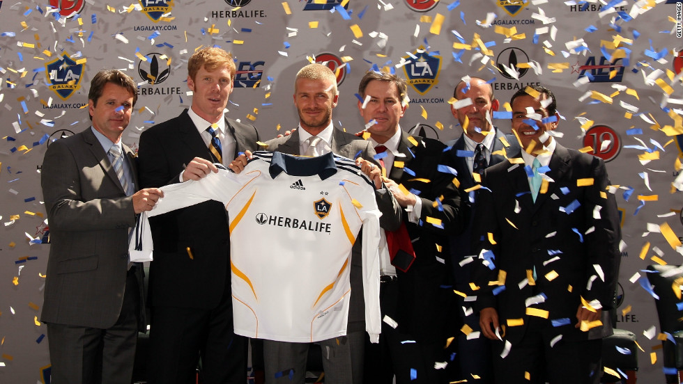 Beckham made the switch to Los Angeles Galaxy in the U.S.&#39;s Major League Soccer in 2007. His stated aim was to raise the profile of soccer in the country.