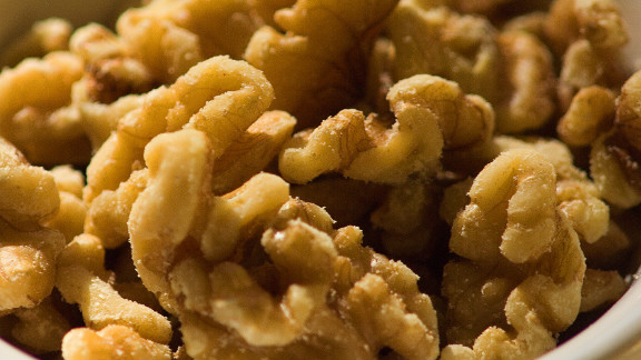Walnuts are packed with tryptophan, an amino acid your body needs to create the feel-great chemical serotonin. (In fact, Spanish researchers found that walnut eaters have higher levels of this natural mood-regulator.) Another perk: 