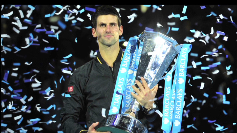 Djokovic&#39;s victory over Roger Federer in the final of the 2012 ATP World Tour Finals gave him the year-end No. 1 ranking for the second season in a row.