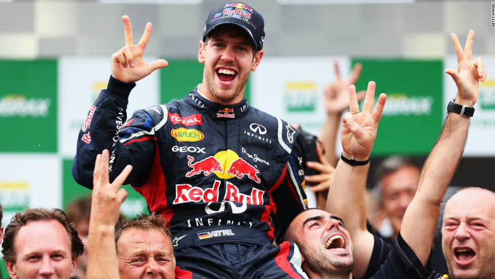 Vettel aims to join Prost next year -- then five-time winner Fangio and Schumacher&#39;s magnificent seven are all that are ahead of him in his quest for total greatness.