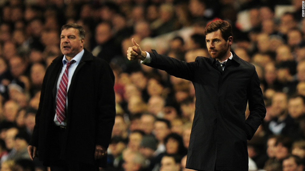Neither West Ham manager Sam Allardyce (L) or his Tottenham counterpart Andre Villas-Boas were keen to wade into the controversy. Allardyce told reporters at a post match press call: &quot;I don&#39;t want to be a political animal -- I&#39;m here to talk about football.&quot;