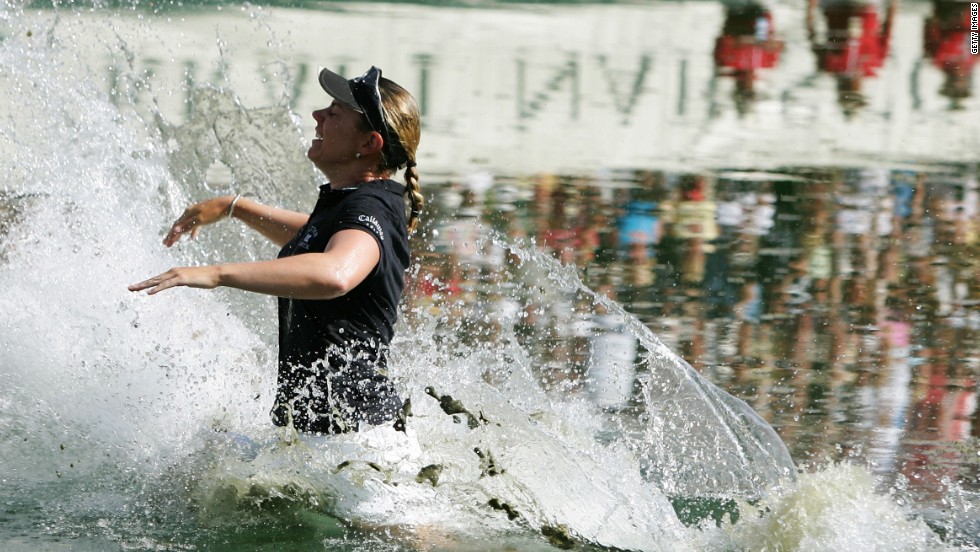 Swede Annika Sorenstam made a splash on the women&#39;s tour as the most successful player in the women&#39;s game notching up 10 major titles