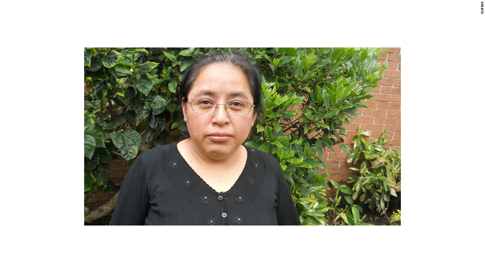 Inés Yoc from Guatemala:  Today food is not eaten in the same quantity and quality as it was years ago, when you would buy five pounds of vegetables. Now, we can only buy two pounds. 