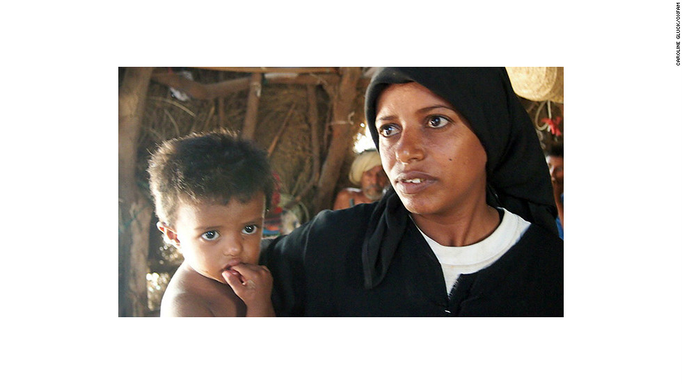 Yemeni mother Saeeda Mohammed Ismail: One month ago, we had two days without any food but then we borrowed bread from a neighbour.