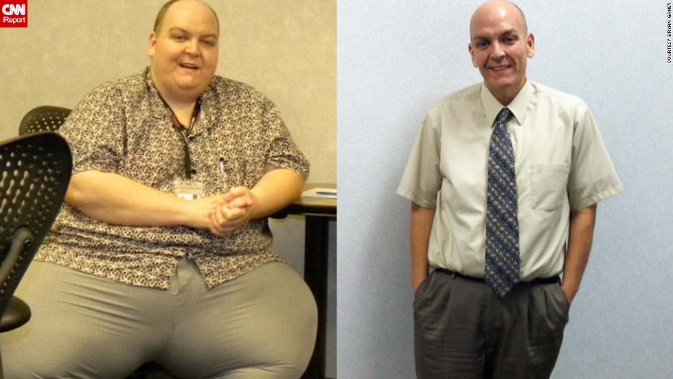 For years, Bryan Ganey worked the night shift, binging on fast food and soda for breakfast, lunch and dinner. By 37, he had a &lt;a href=&quot;http://www.cnn.com/2012/01/25/health/weight-loss-profile-bryan-ganey&quot;&gt;body mass index of 87&lt;/a&gt; (anything more than 30 is considered obese). Then a pulmonary embolism changed his life. &lt;a href=&quot;http://ganeybypass.blogspot.com/&quot; target=&quot;_blank&quot;&gt;He says he&#39;s lost 370 pounds&lt;/a&gt;. 