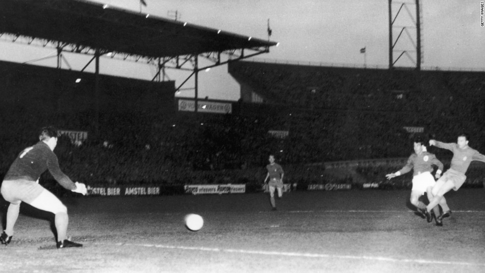 Benfica faced then five-time winners Real Madrid in the 1962 final in Amsterdam, where Guttmann&#39;s side produced a famous 5-3 victory. Puskas scored a first-half hat-trick for Real against his former manager but it was not enough as Eusebio fired the Lisbon side to glory with two second-half goals. 